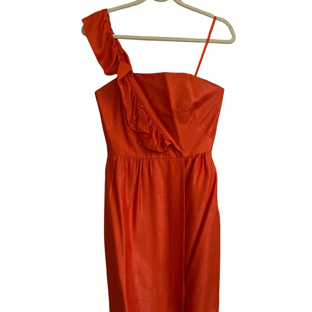 Milly of New York one shoulder mini dress